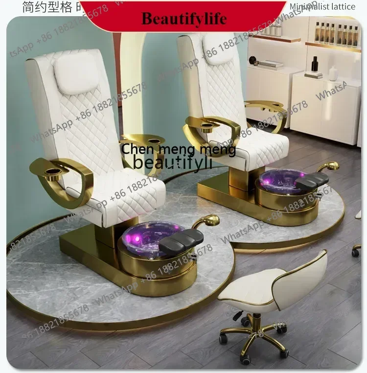 G153 Electric Massage Foot-Washing Pedicure Chair Multifunctional Pedicure Sofa High-End Massage Chair Nail Scrubbing Chair