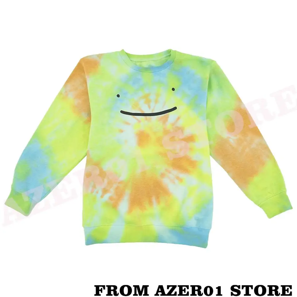 

Dream SMILE TIE DYE Sweatshirt Hoodies Merch Winter MenWomen long sleeve Sweater Dreamwastaken Team SMP MCYT Hoodies