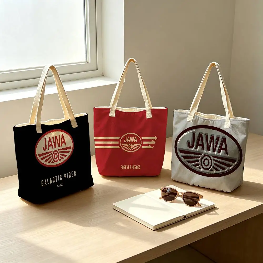 J-Jawa M-Motor Lightweight Foldable Tote Bag Strap, Reusable Shopping Bag, Perfect Gift for Daily