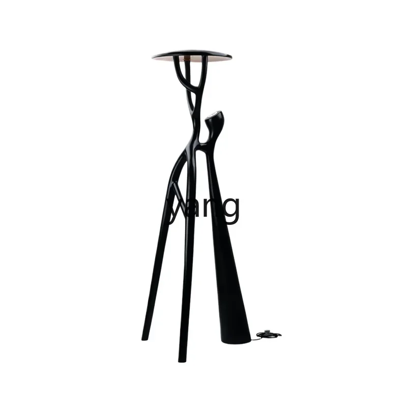 Yjq Art Sculpture Floor Lamp  Hotel Lobby Light Luxury Living Room Humanoid Tree Branch Decoration Lamp