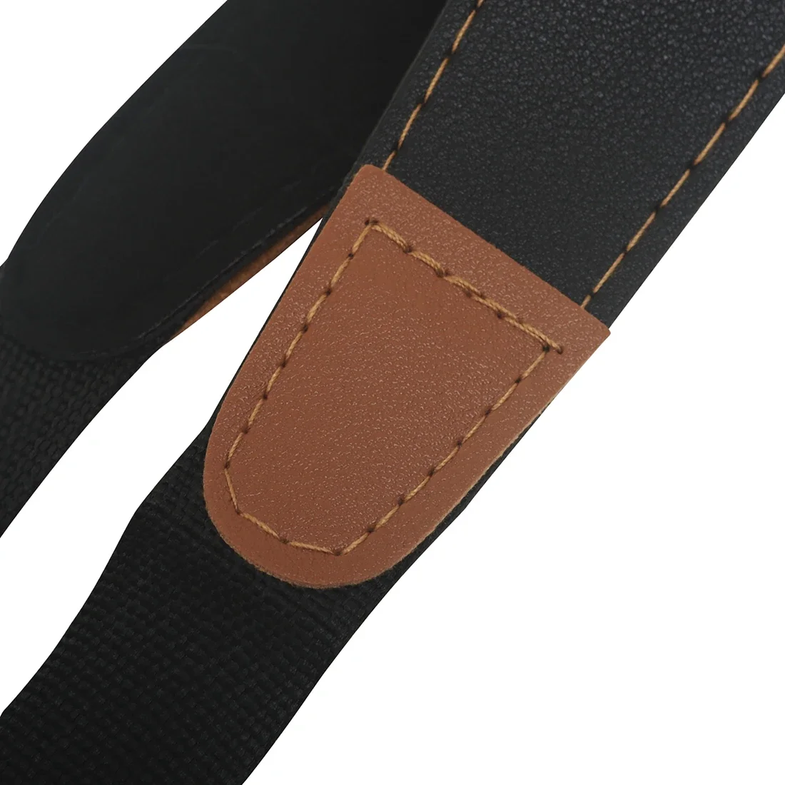 SLADE Saxophone Shoulder Strap Coffee-Coloured Leather with Plastic Buckle Saxophone Strap Adjustable Length Saxophone Parts