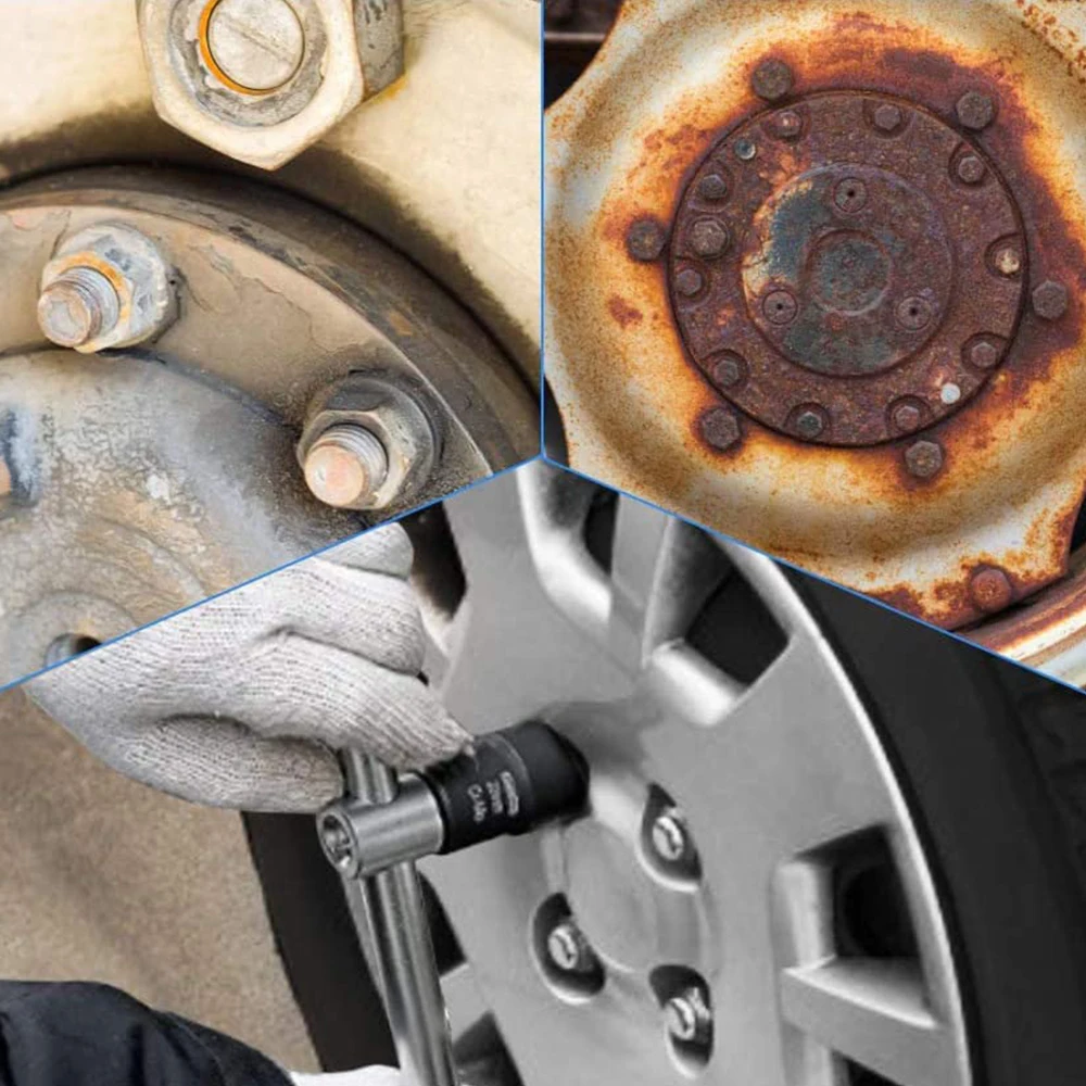 Motorsi الجوز إزالة النازع المقبس أداة مجموعة 1/2 ''محرك تأثير الترباس الجوز النازع مجموعة 5 قطعة قفل عجلة العروة الجوز مجموعة إزالة