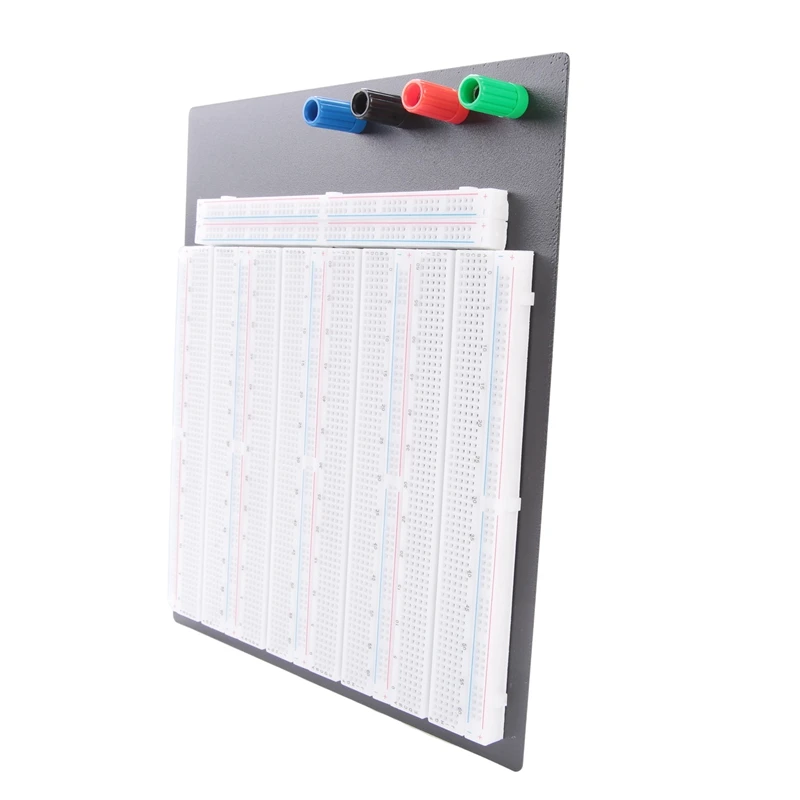 ABYC No Welding Solderless Breadboard Plate 3220 Tie-Points Test Circuit Board ZY-208 4Pcs 830 Points