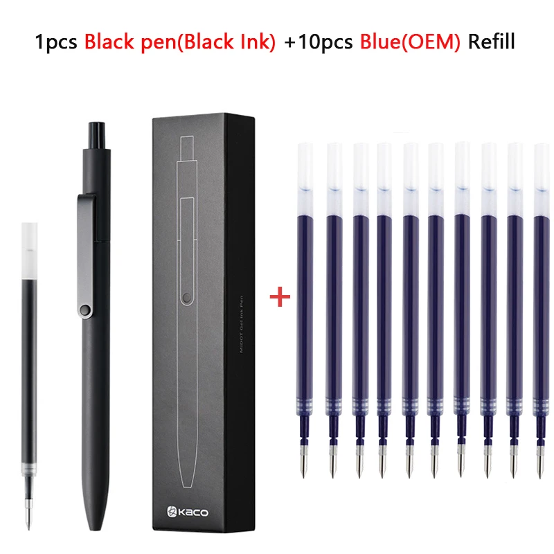 KACO 0,5 mm MIDOT Gel-Tintenstifte, schnell trocknender, glatter Druck-Schreibstift, hohes Volumen zum Aufnehmen von Prüfungen, Bewertung von Hausaufgaben, Papiere