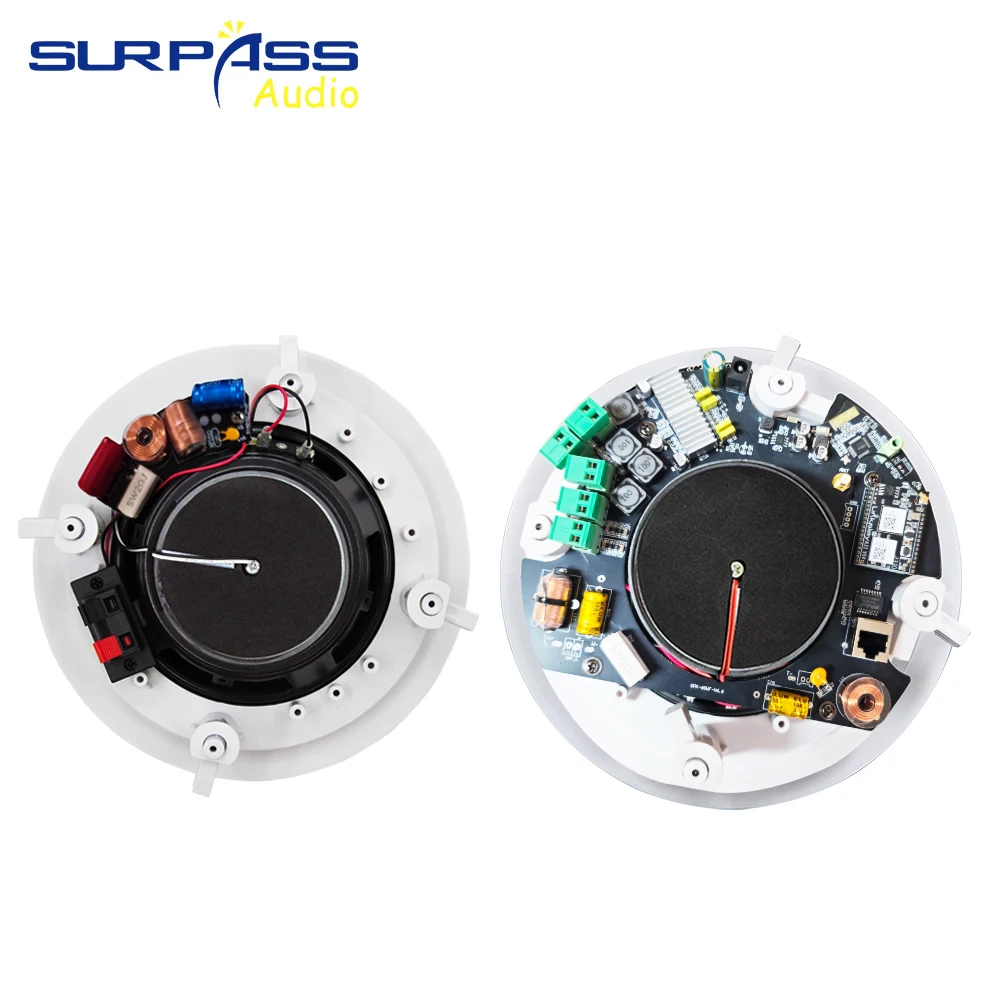 WIFI مكبر صوت نشط وسلبي للسقف مضخم صوت سلكي محوري متوافق مع بلوتوث في زوج فندق منزلي يستخدم التحكم في التطبيق #3