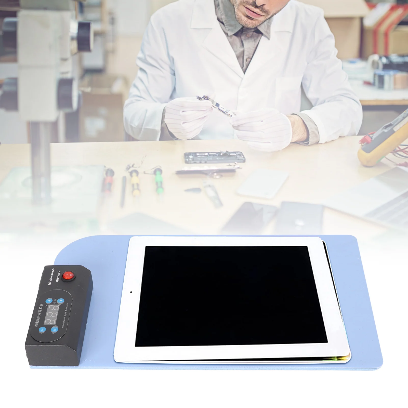 

Грелка CPB, быстрая скорость нагрева, мягкий гибкий разделитель ЖК-экрана для телефонов, планшетов, ремонт ЖК-дисплея, нагревательная пластина