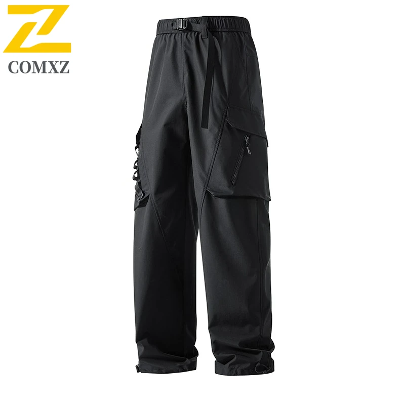 Branded Men's Cargo Pants 2025 New Autumn Retro Jogger Training Wide Leg Trousers Breathable Fashion Casual Collection Pants
