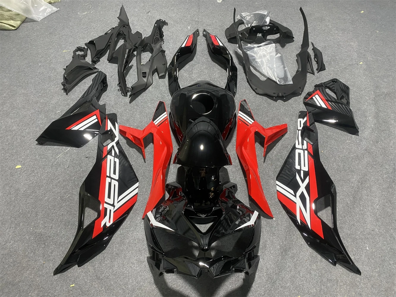 Motorcycle Fairings Kit Fit For ZX-25R ZX-4R 2019 2020 2021 2022 2023 Bodywork Set High Quality ABS Injection Black red