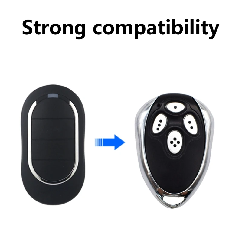 High Security 4 Button Remote Control For Gate And Garage Door, Quick Pairing, Enhancing Security Features Antihacking QXNF