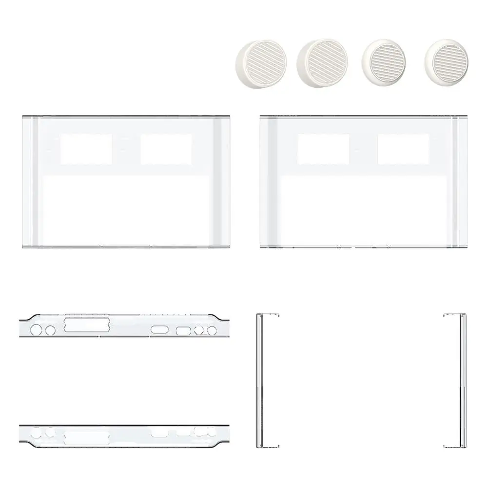 Capa protetora para Legion Go Game Console, PC Hard Sleeve com controlador Rocker Cap, 1Set, U8l7