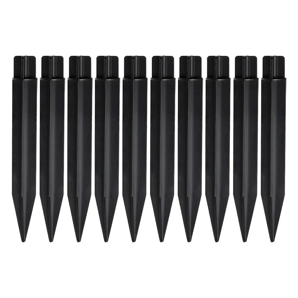 Backyard Decoration 180*22mm 7.08*0.86in Easy Install Ground Rods 10pcs Ground Cutting Poles Adjustable Lamp Anchors