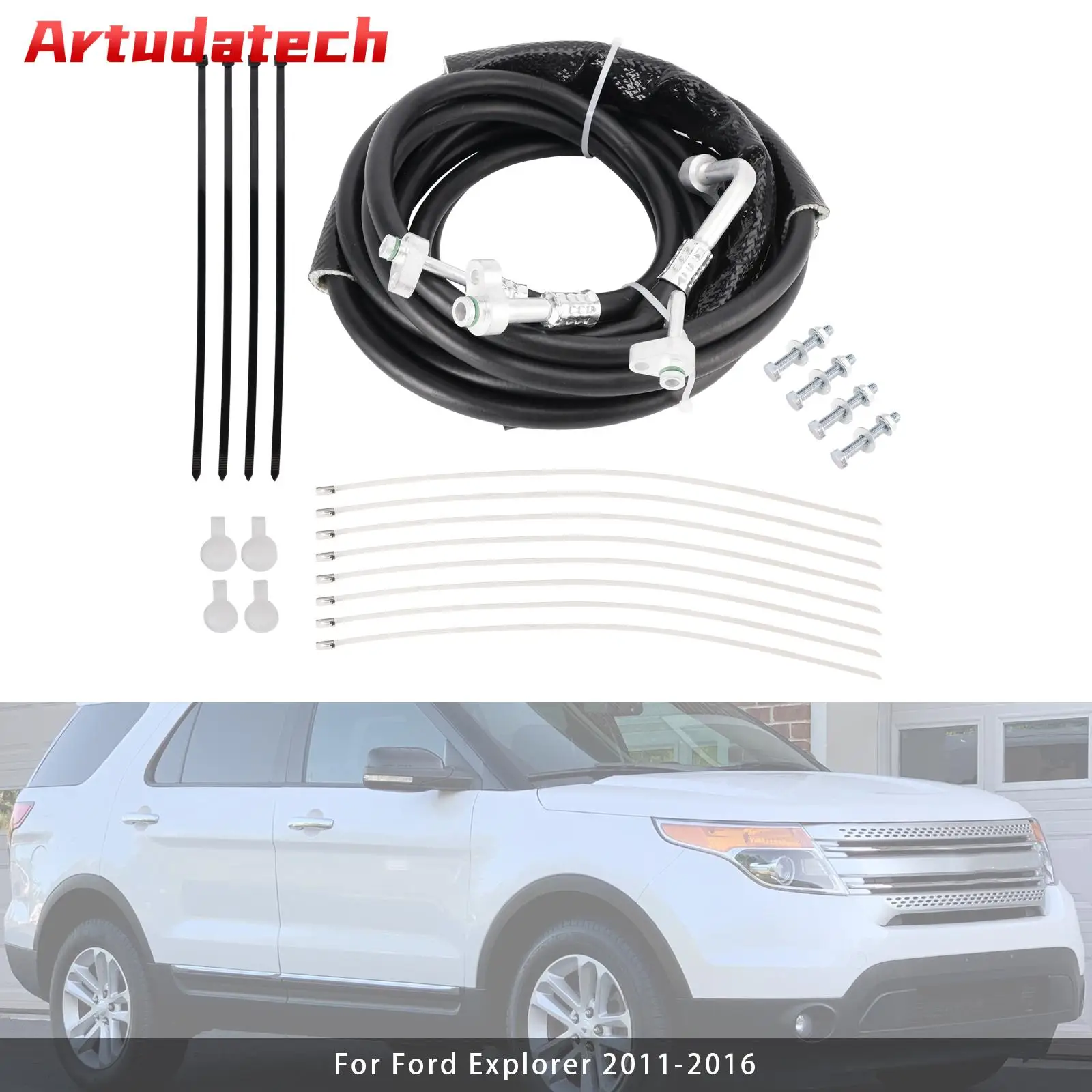 

Комплект задней линии переменного тока Artudatech FE37190 для Ford Explorer 2011-2016 Flex MKT 2013-2019, автомобильные аксессуары