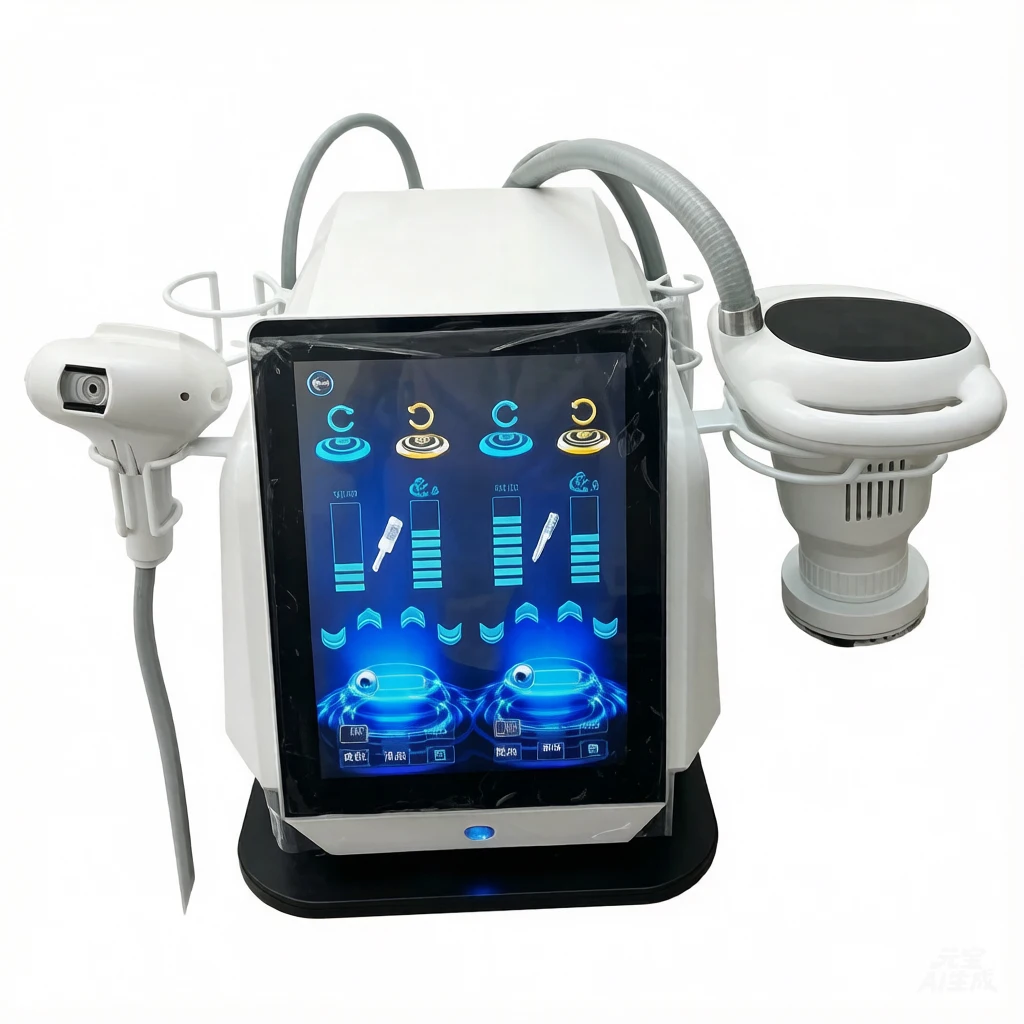 New 4-in-1 Rotating Vacuum Negative Pressure+Inner Rolling Ball Massage Roller Beauty Device