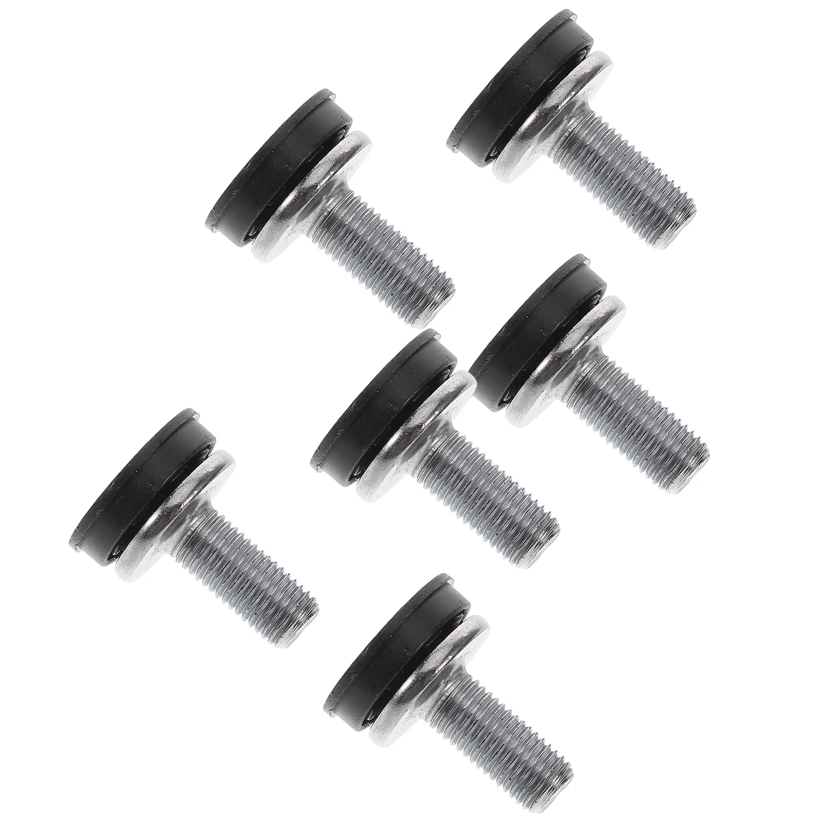 

6pcs Hexagon Socket Head Screws Bicycle Bottom Bracket Waterproof Black Crank Arm Nuts Steel Durability Bike Crank Bolts