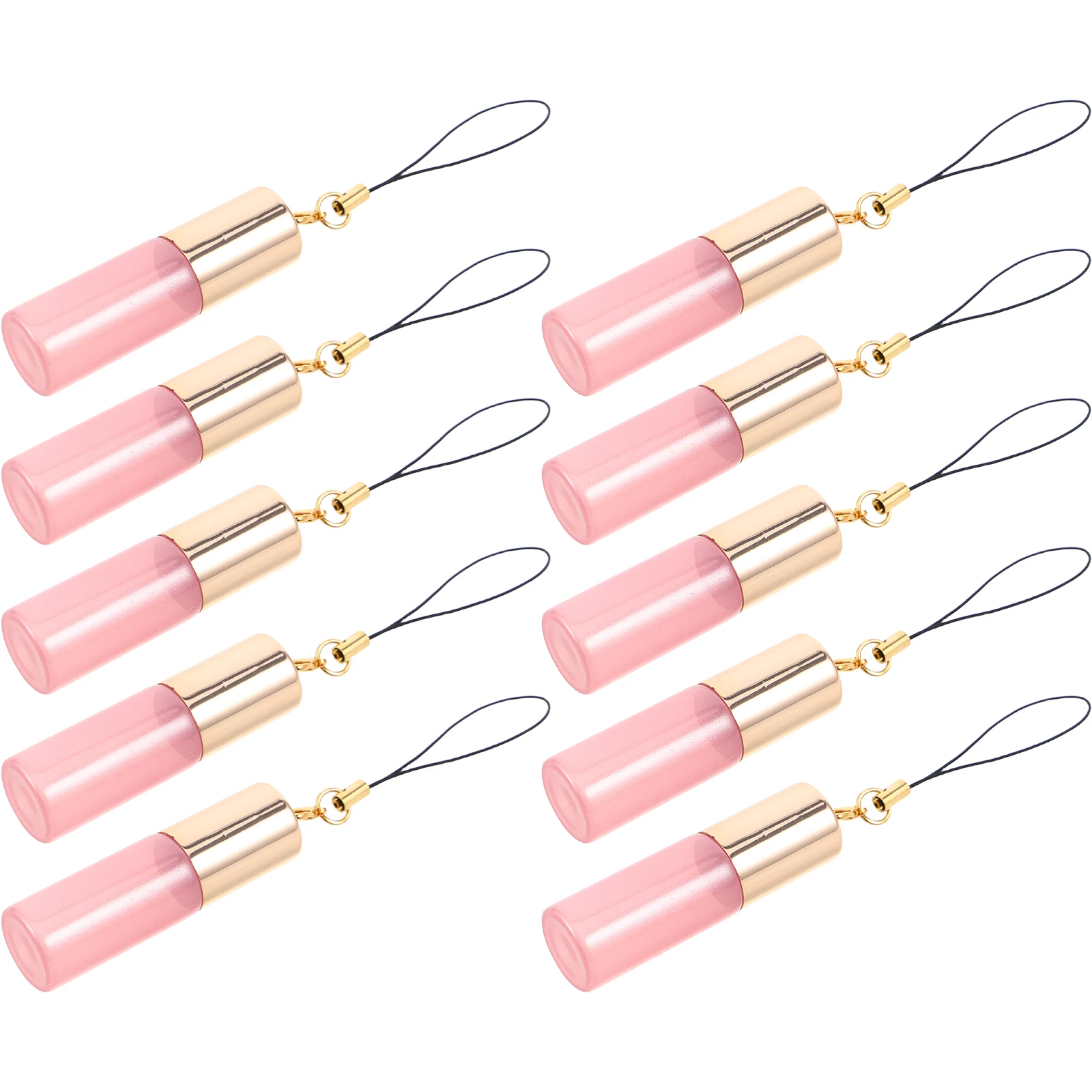 

10 Pcs Essential Oils Pearl Glass Perfume Bottle Vintage Roller Bottles Travel Container Rollers for Small Pink Mini