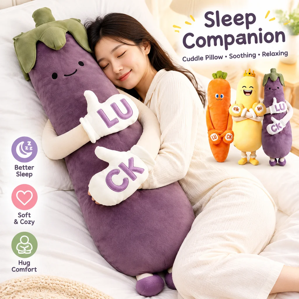 fun-eggplant-mango-king-plush-toy-cute-long-body-hugging-pillow-soft-stuffed-doll-patting-sleep-pillow-bed-companion-gift