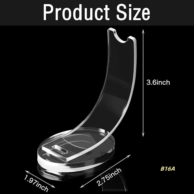 4 Pieces Of Acrylic Pen Holder Display Stand Suitable For Home School Office Or Shop (Transparent)