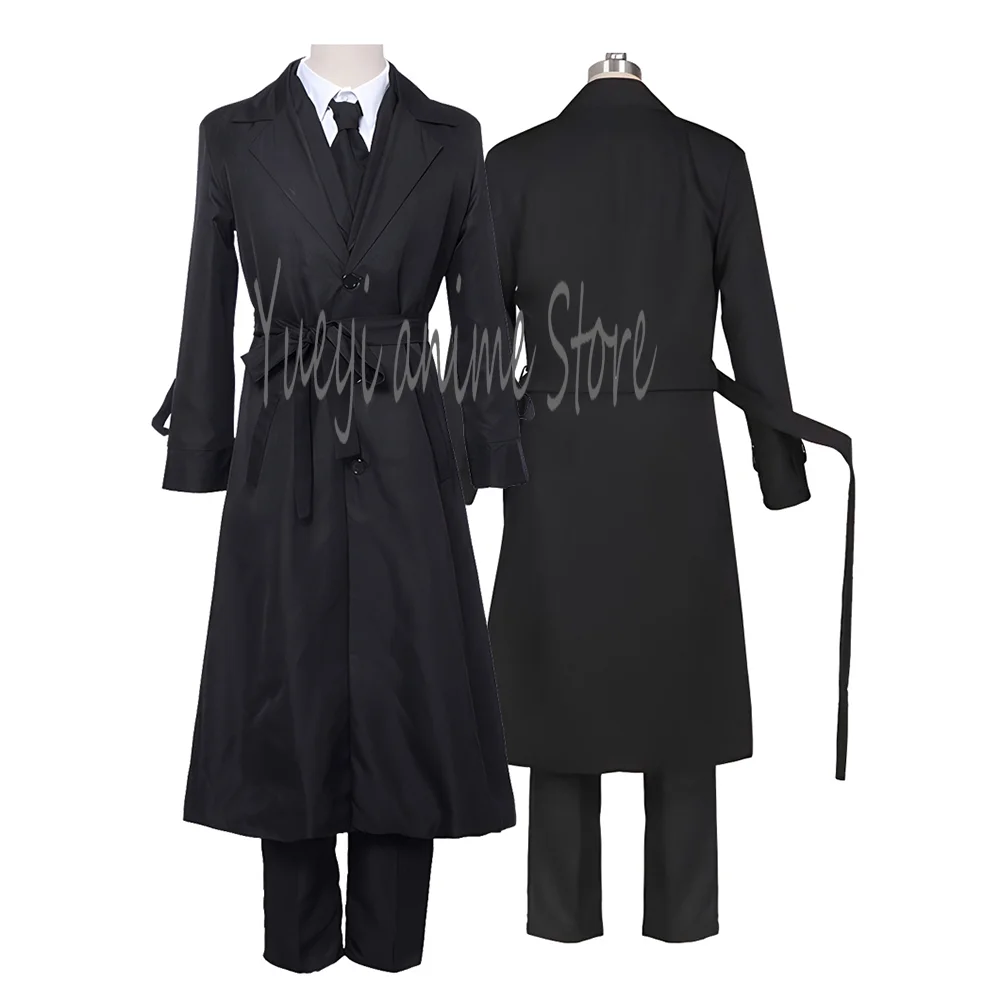 Anime dazai osamu Cosplay Costumes Black Uniforms suit Halloween Party Costumes Customize your size