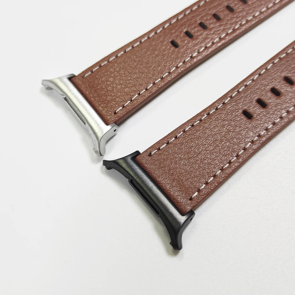 Leather Strap for Samsung Galaxy Watch Ultra Business Band Bracelet for Galaxy Watch Ultra 47mm Casual Watchband Accessories