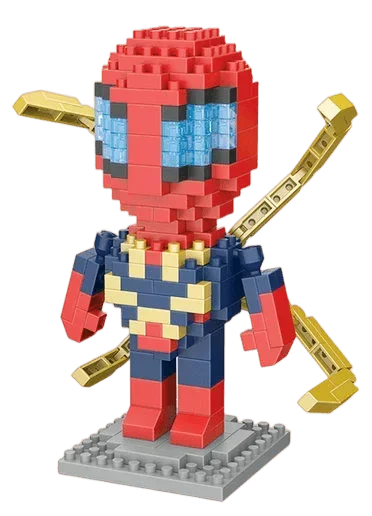 Hero Cartoon Micro Particle Building Blocks Children Assembly Toy Anime Action Figure Boy Girl Kid Gift Cute Toy Building Bricks