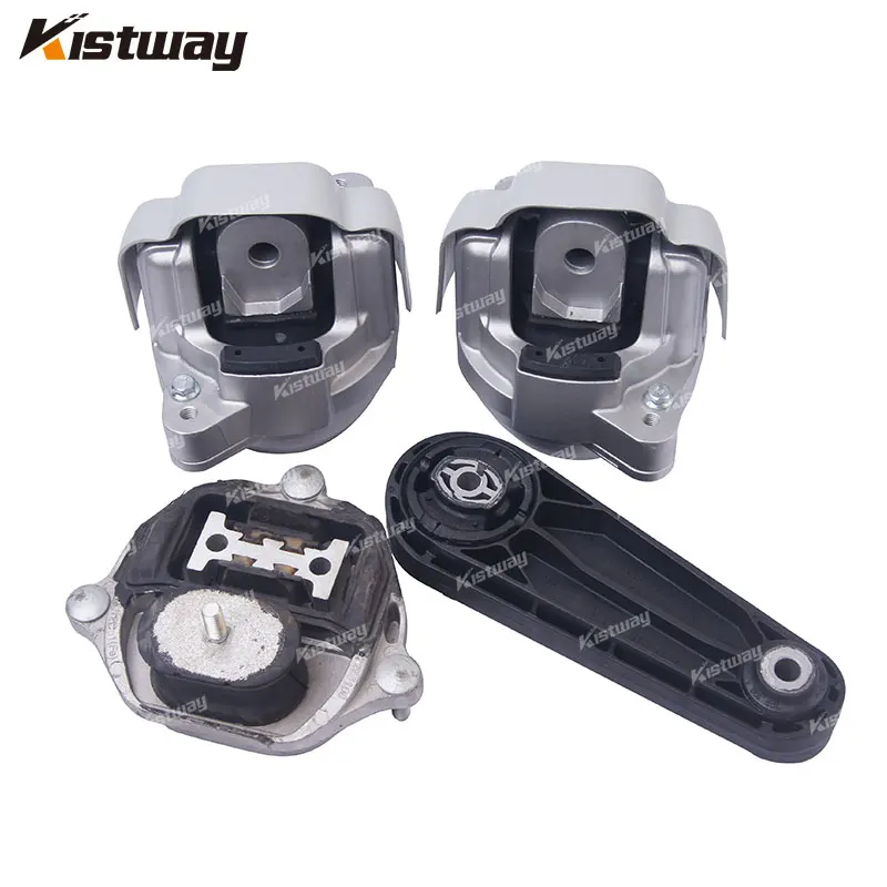 4PCS Hydraulic Engine Gearbox Bearing Motor Mount Kit For Porsche Macan 95B 3.0L 3.6L 15-18 94637505731 94637505831 7PP199331A