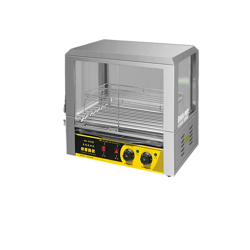 

New double layer sausage grill machine, commercial, fully automatic, household