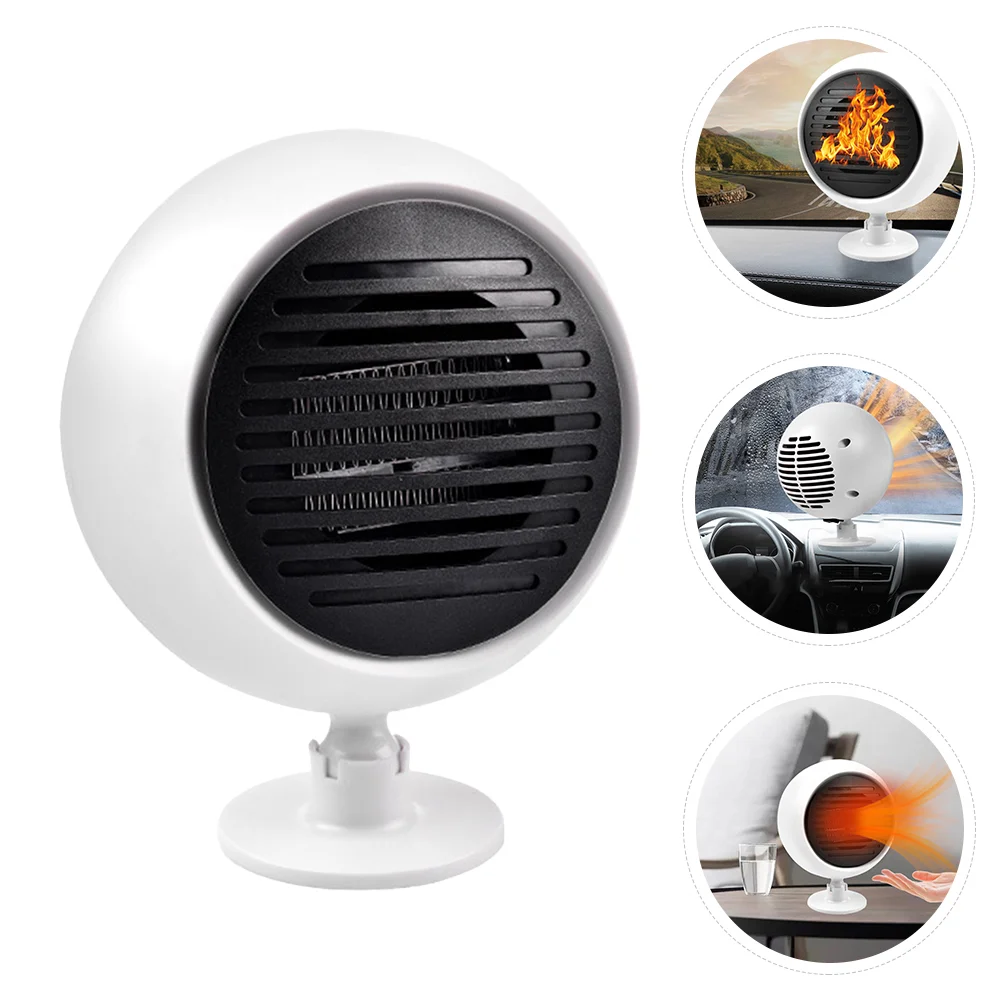 

Heater Portable Car Auto Vehicle Defogger Defroster Adjustable Fan Windshield Mini