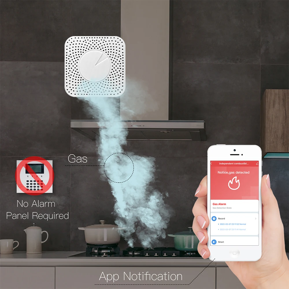 Sensor de temperatura Tuya Smart Home Zigbee Wifi, Detector de formaldehído VOC CO2, Sensor de humedad y temperatura, automatización Residencial