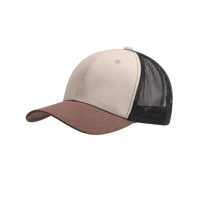 Neue Maßgefertigte Bedruckte Zweifarbige Mesh-Baseballkappe für Männer und Frauen Sommer Fünf-Panel Outdoor Sonnenschutz Bestickte Trucker-Mütze – Detail 2