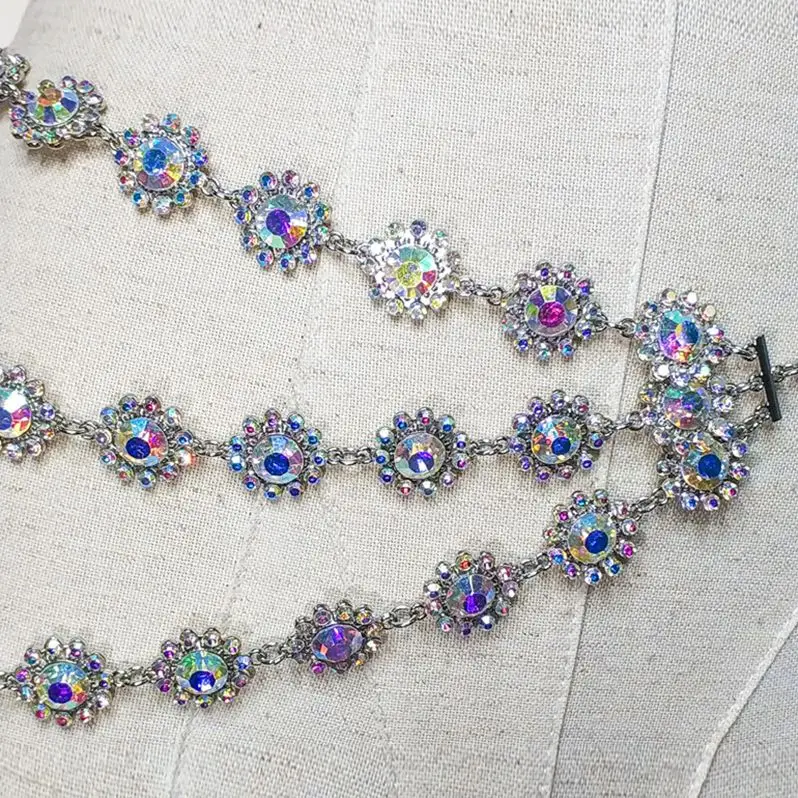 Dança do Ventre Brilho para Mulheres, Cadeia de Cintura, Strass em Camadas, Acessórios Biquíni para Jóias do Corpo