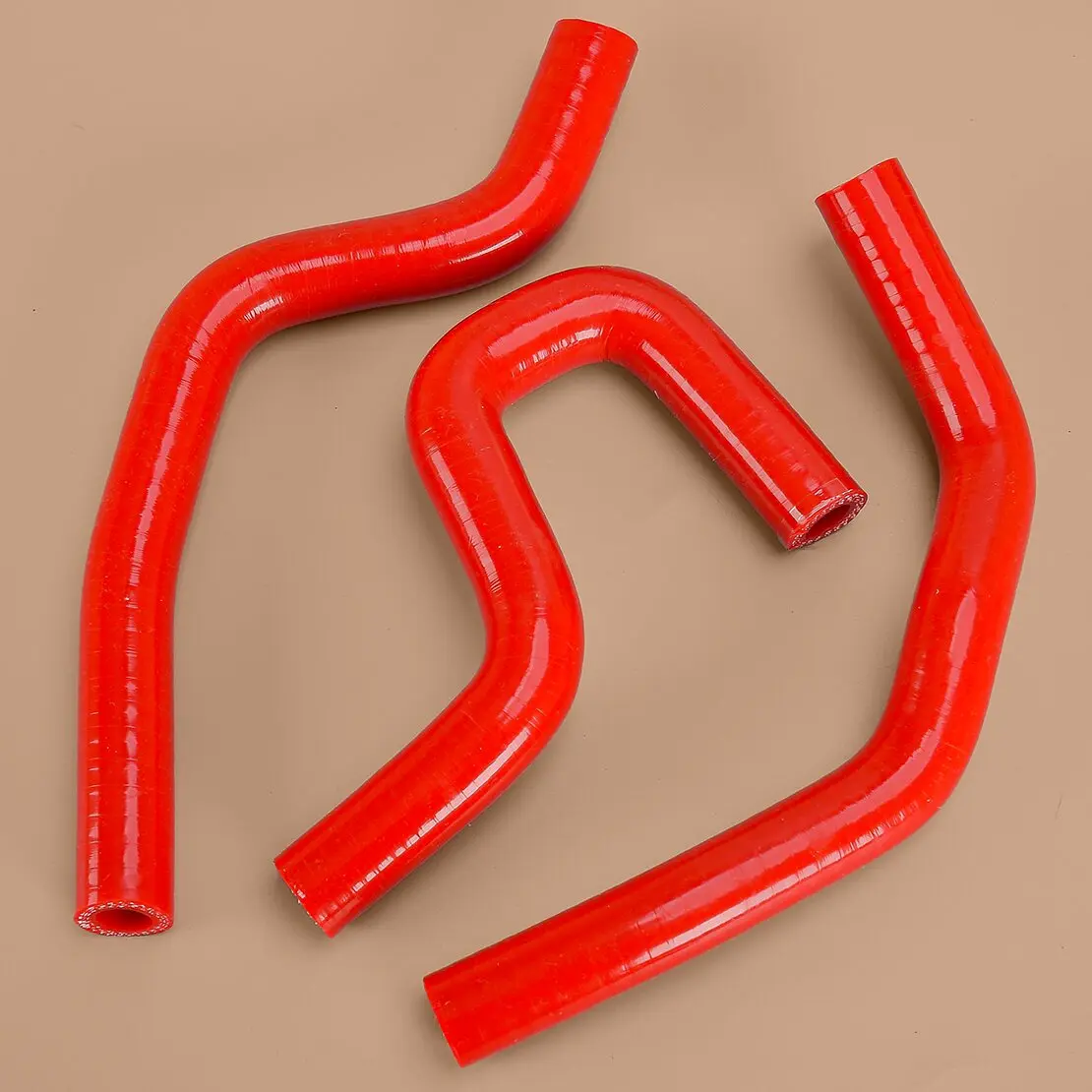 3Pcs/Set Radiator Hose Tube Pipe Red Silicone Fit for Honda CR80R CR85R Expert