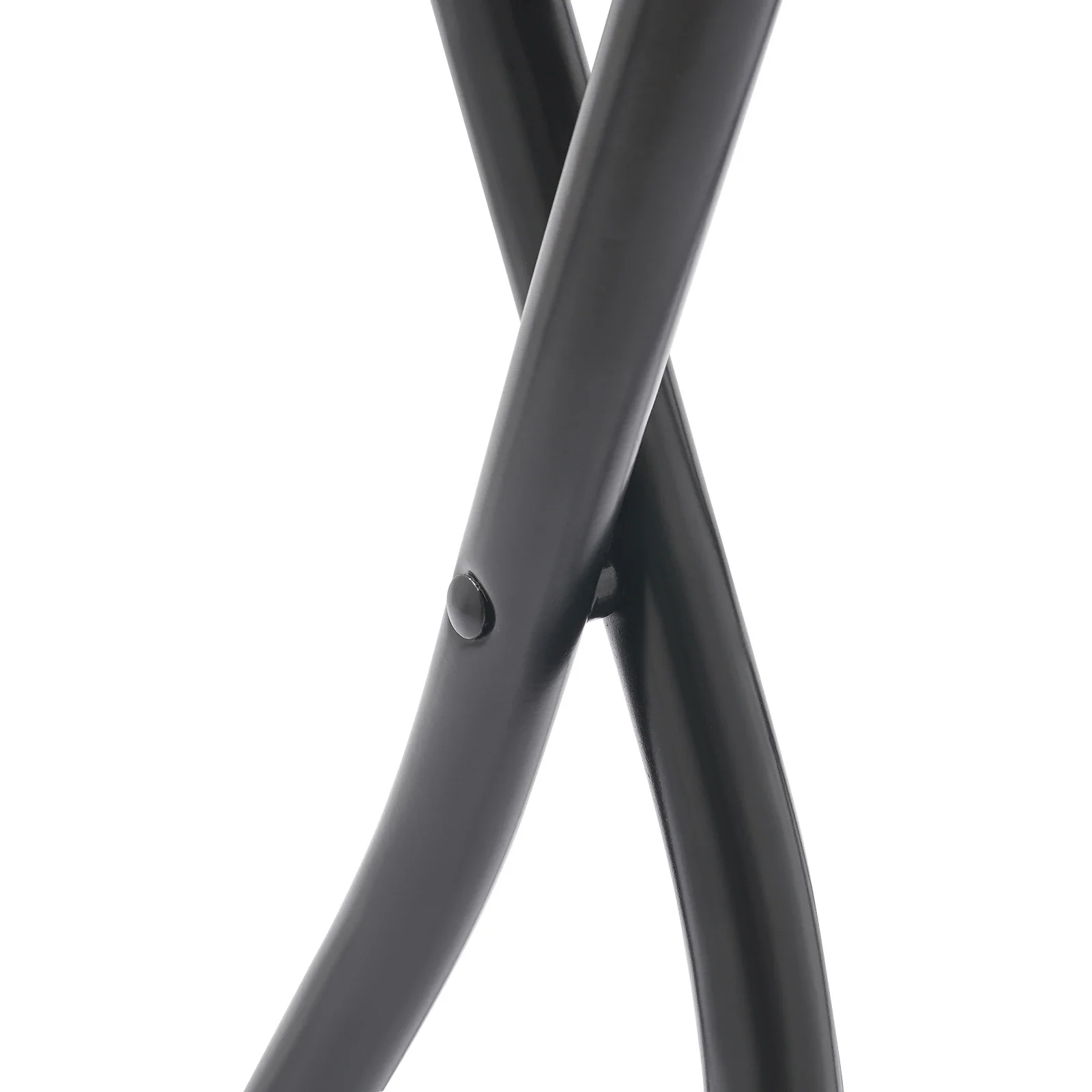 Barhocker, 2er-Set, klappbare Barhocker, Sitzhöhe 65 cm, Küchenstuhl mit Rückenlehne bis 125 kg, Schwarz