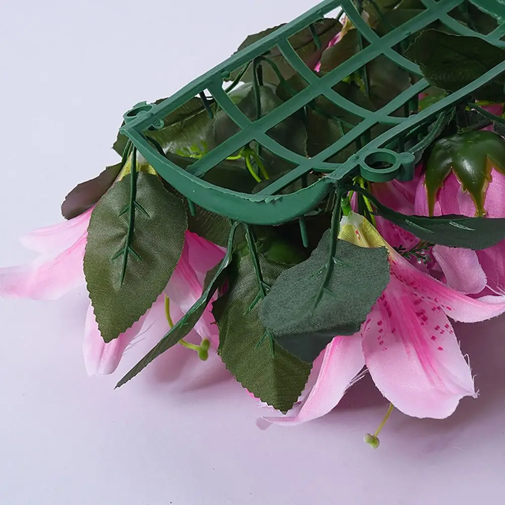 

18Pcs/bundle 43cm Artificial Flowers Rose&lily Shooting Prop Artificial Rose Lily Flowers Wall Arches Decor Party Stage Supplies