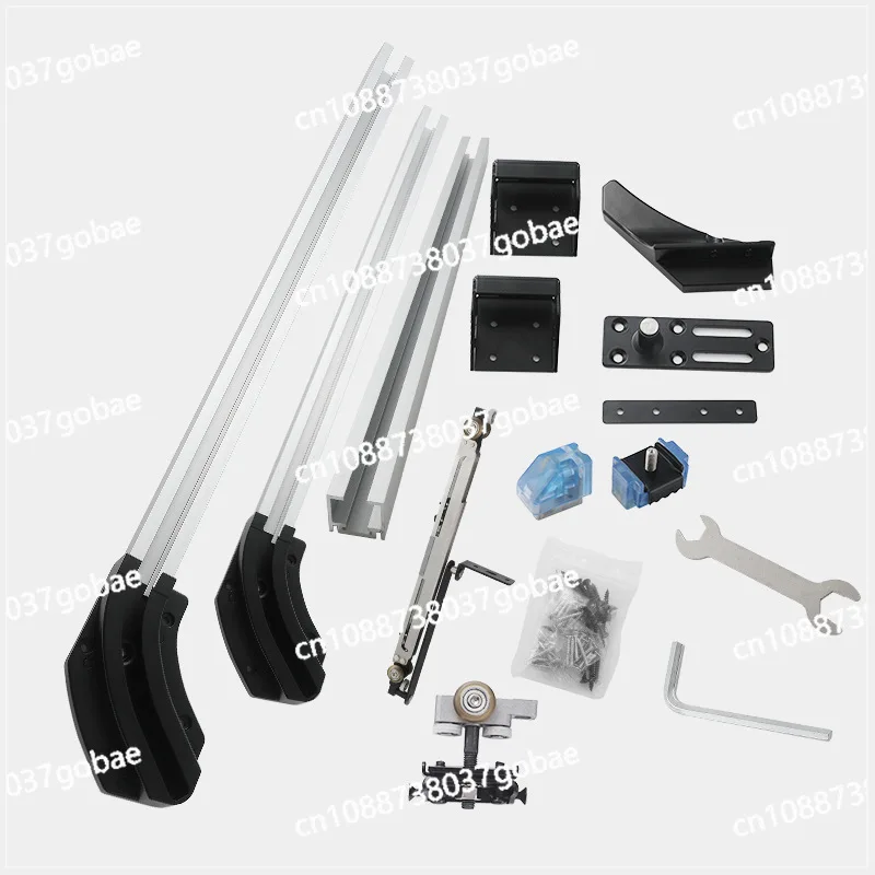 Invisible door sliding flat  rail hardware accessories referral bus  sliding  slide