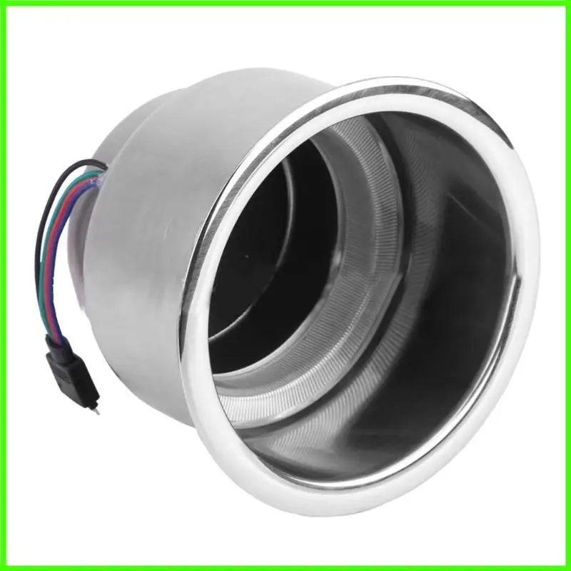 

Marine Boats Stainless Steel 14LED Can Drink Holders Marine Boats Campers RGB Light Cup Holders with Remote Control