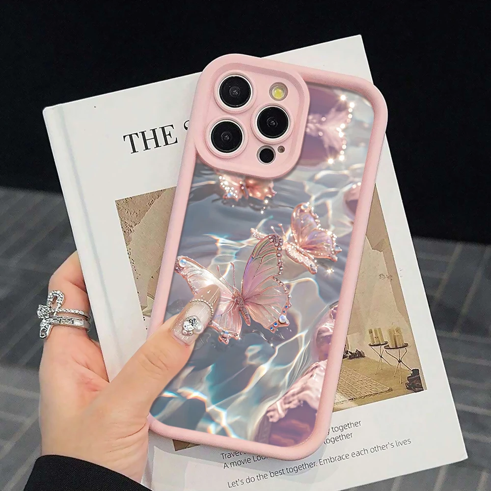 Luxus-Schutzhülle mit Riemen für iPhone 17 15 16 14 Pro Max Plus Hüllen Coquet Blumenmuster für iPhone 13 11 12 XR 7 mit Lanyard-Abdeckung – Detail 13