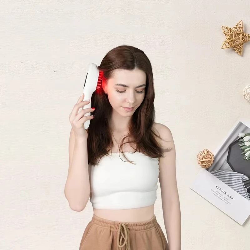 

Home Use Hair Therapy Comb Laser Technology Anti-Hair Loss Scalp Massage for Hair Regrowth