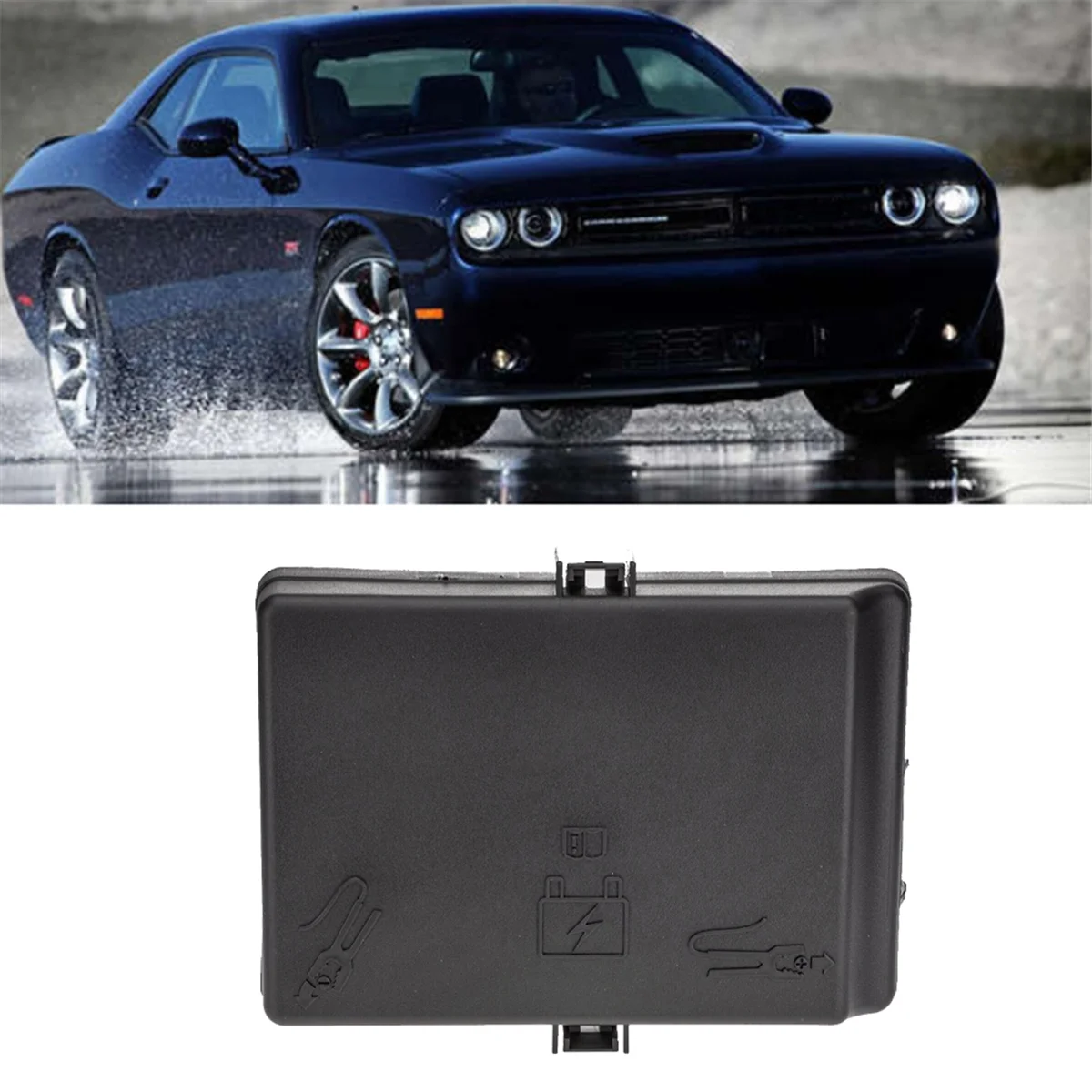 68260212AA Car Power Distribution Center Fuse Box Cover for Dodge Challenger 2015-2016 Fuse Protection Cover