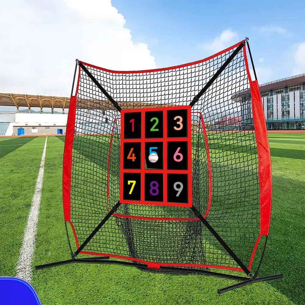 

Strike Zone Trainer (No Net) Adjustable Throwing Pitching Hitting Batting Practice Target Pitcher Accuracy Training Aids