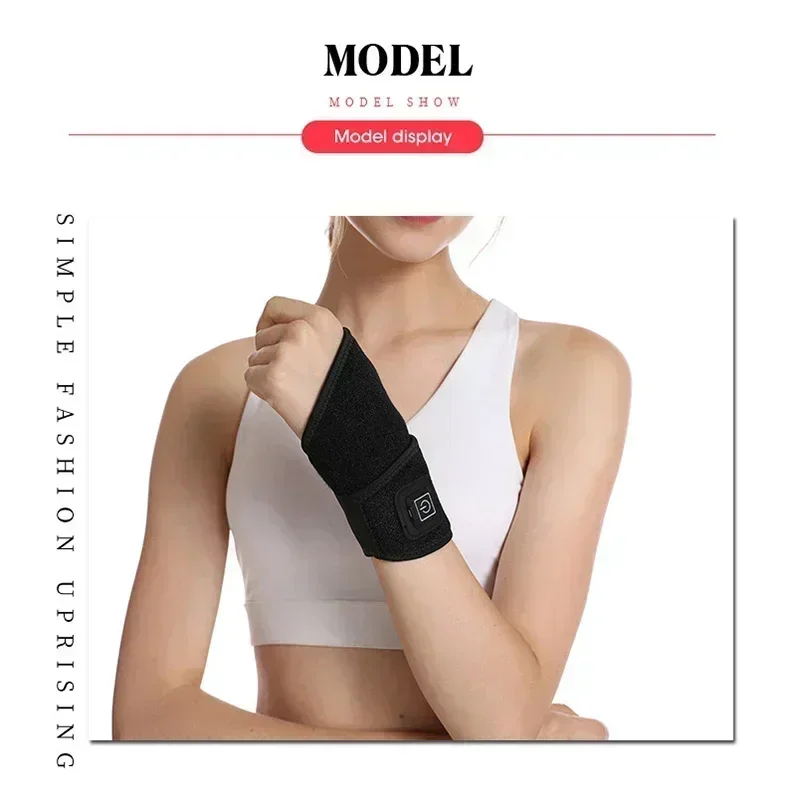 Samonagrzewająca się opaska na nadgarstek Terapia magnetyczna Orteza Owijka Podgrzewany ogrzewacz dłoni Kompresja Ulga w bólu Opaska na nadgarstek Pasek do dezynfekcji