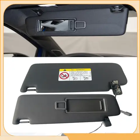 For Skoda Octavia 3 A7 RS Karoq Seat Ibiza ST FR Cupra VW Golf 7 7.5 GTI R Jetta MK7 GLI 5G0857552 1x Interior Black Sun Visor
