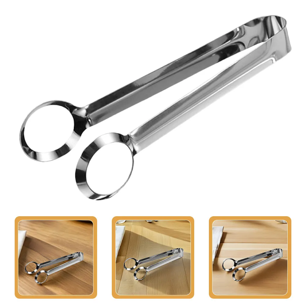 

Multi-Functional Stainless Steel Egg Tongs for Kitchen Cooking Non-Slip Grip Serving Small Foods Meatballs Hard Boiled Eggs