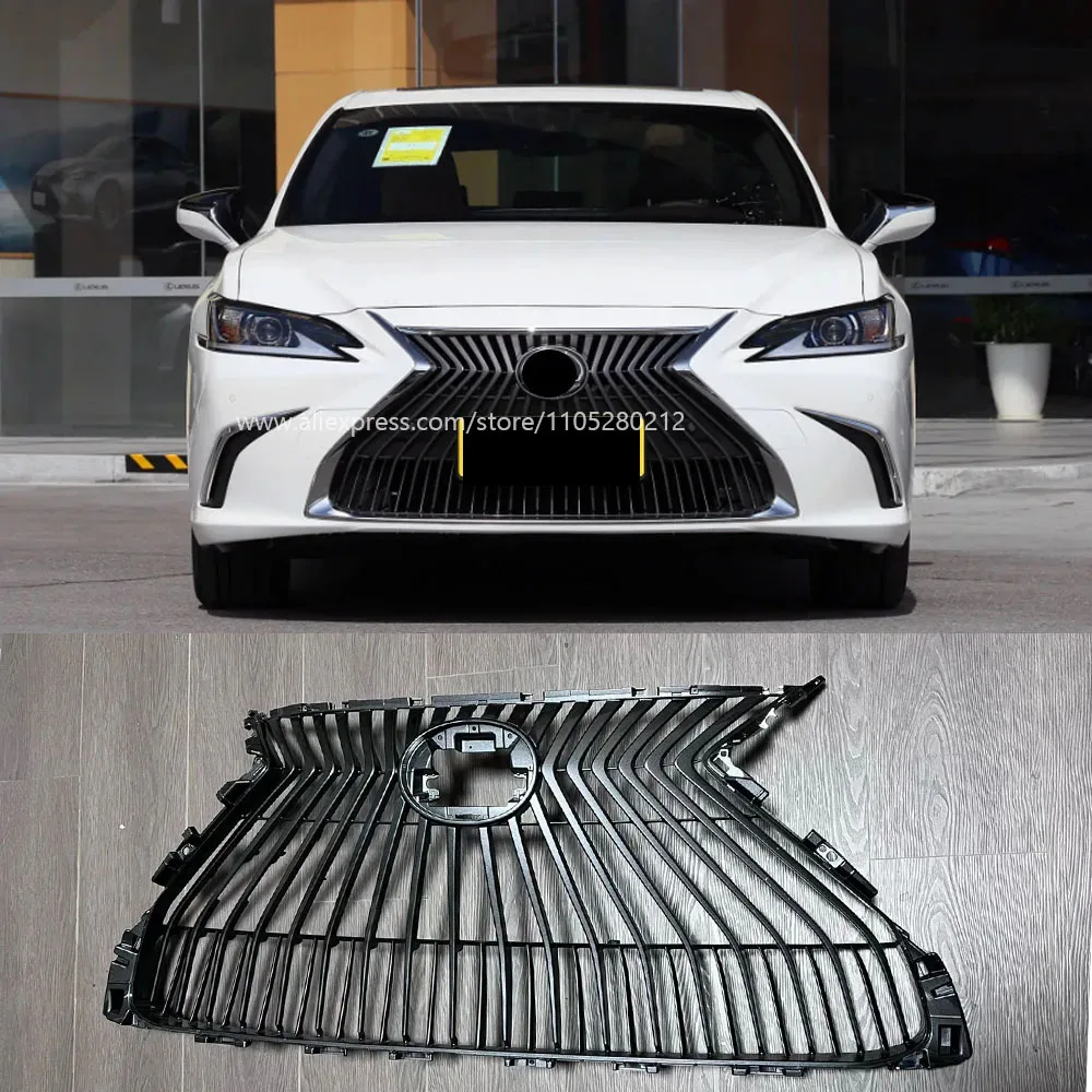 

Compatible with 2018-2022 Lexus ES ES260 ES300h Original Front Center Grille Chrome Luxury Factory Replacement