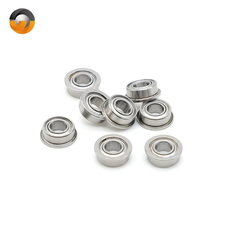 

MF106ZZ Flange Bearing 6x10x3 mm ABEC-7 10PCS Miniature Flanged MF106 Z ZZ Ball Bearings