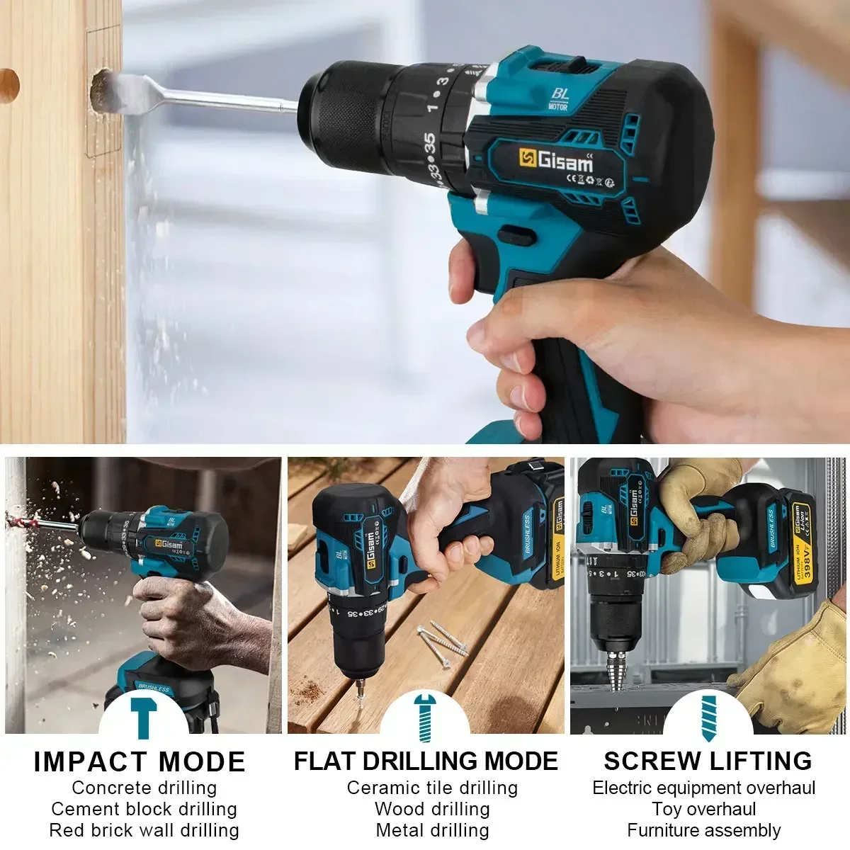 Makita – Kits combinés d'outils électriques, clé à chocs électrique sans balais, perceuse électrique, meuleuse d'angle, marteau électrique pour batterie 18v