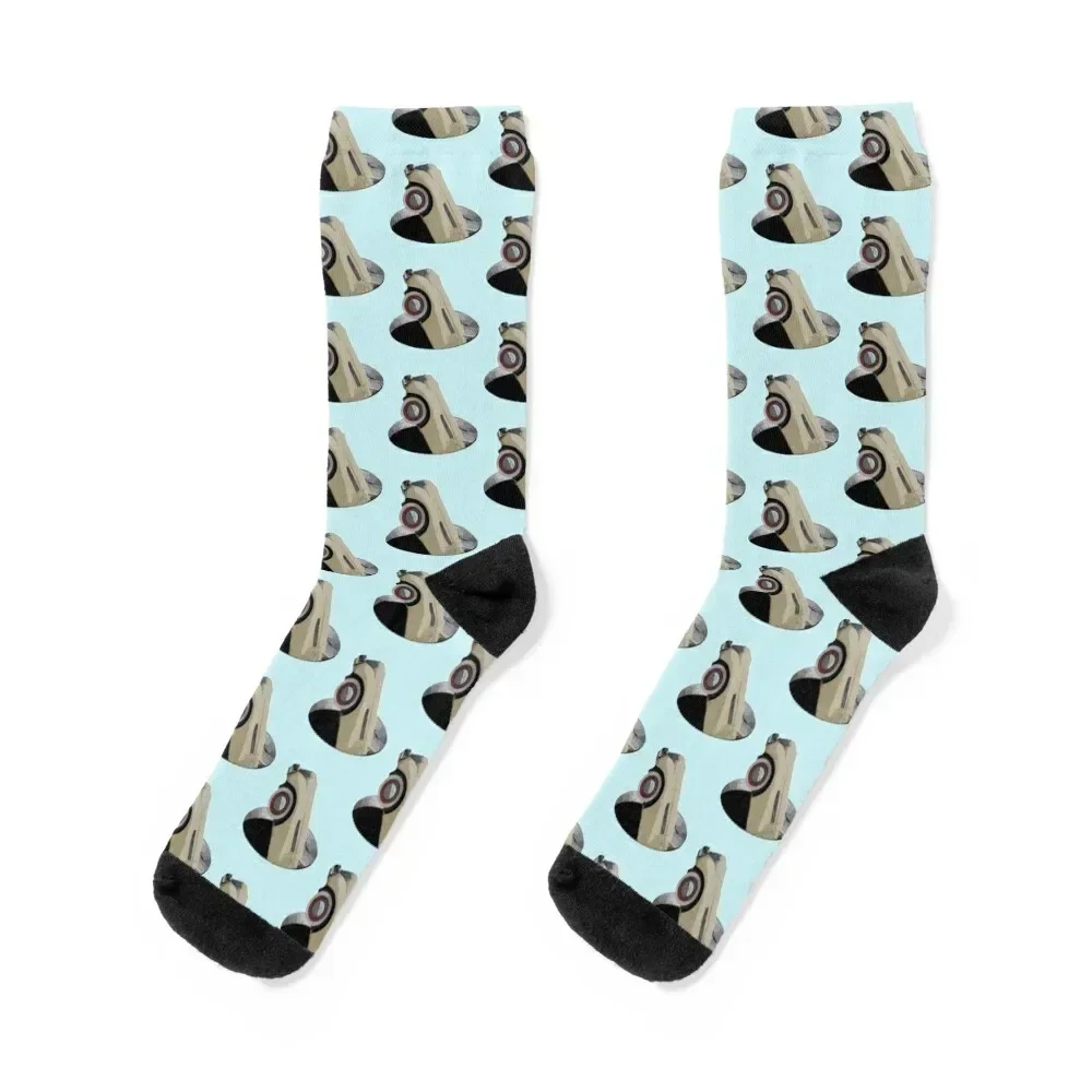 I never saw the pothole Socks gifts essential Rugby Designer Man Socks Women's