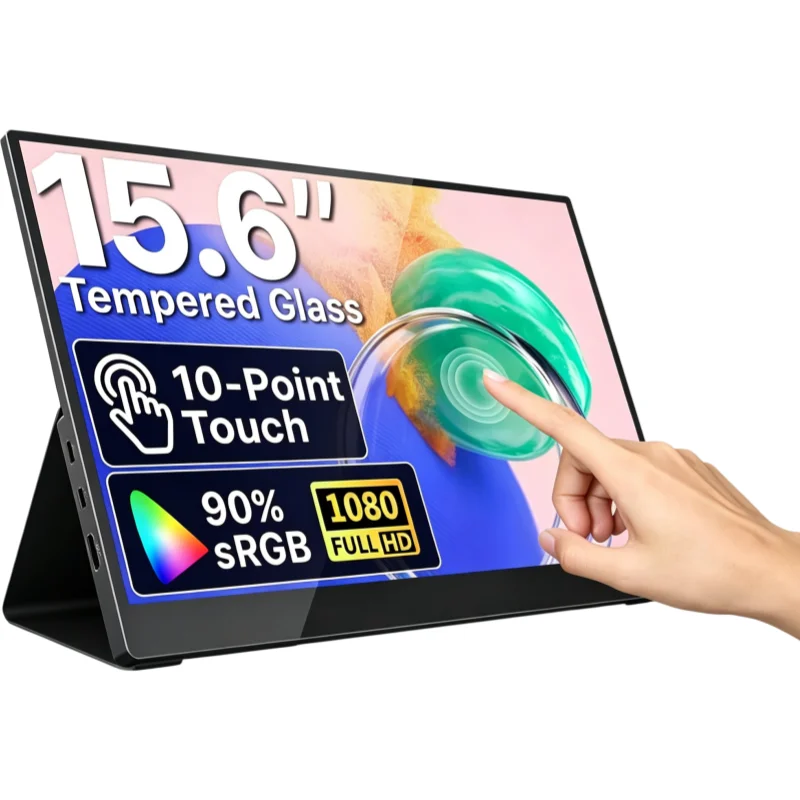 Portable Monitor IPS USB-C For 15.6