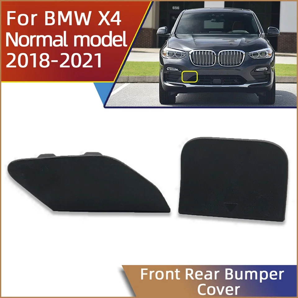 

Front Rear Bumper Towing Hook Cover Cap For 2018 2019 2020 2021 BMW X4 G02 Car Hauling Shell Lid#51117497095 51127416023