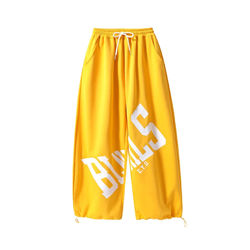 Girls K-pop Blue Crop Top And Joggers Set Child Streetwear Hip Hop Jazz Dance Costume Baggy Pants for Kids Group Performance