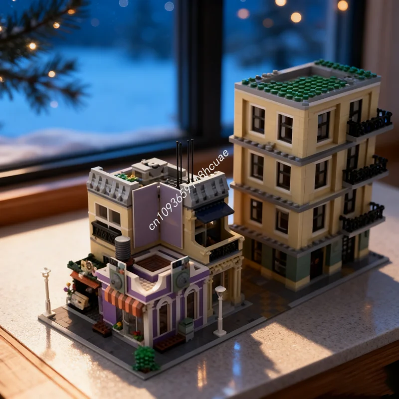 

2897 шт. MOC The Prison 2 комплекта Альтернативная модель создателя, игрушки, строительные блоки, сборка, сделай сам, идея для рождественского подарка, кирпич, день рождения